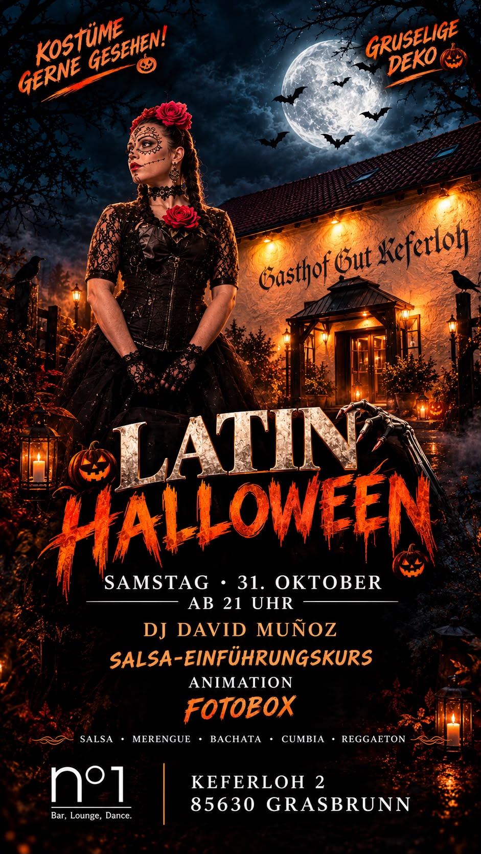 LATIN HALLOWEEN am 31.10.2026 in der Bar N°1